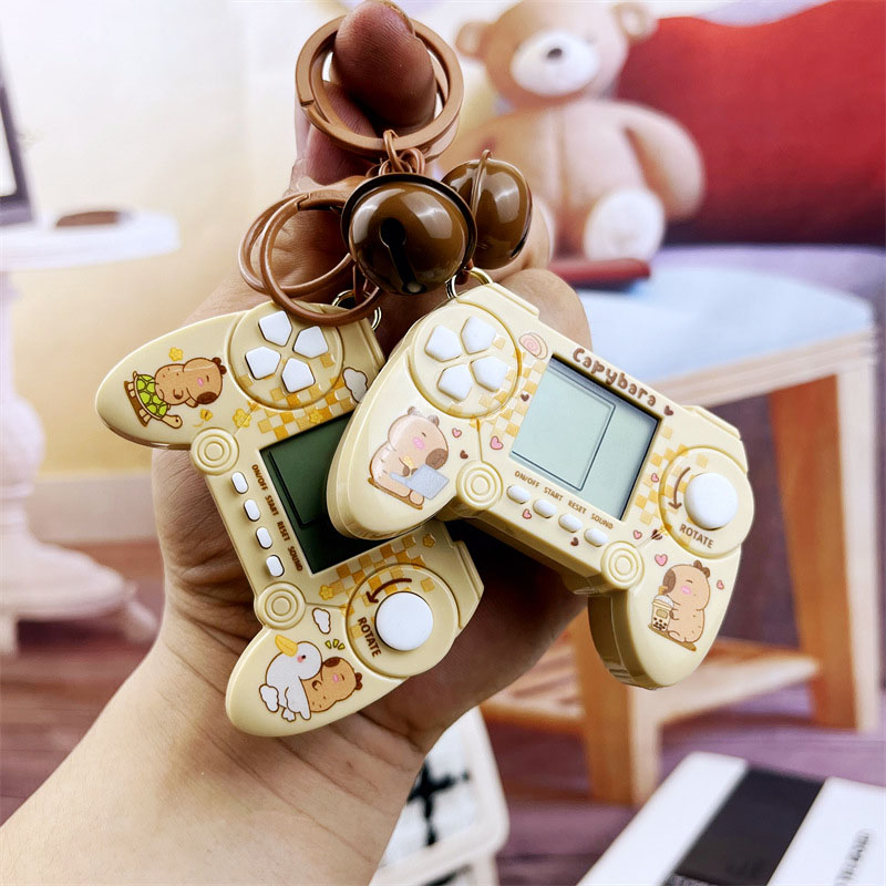 Retro Gaming Keychain - Capybara Mini automat do gier brelok