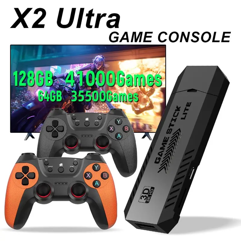 Gaming Retro Arcade - X2 Ultra Pro Retro Game Stick