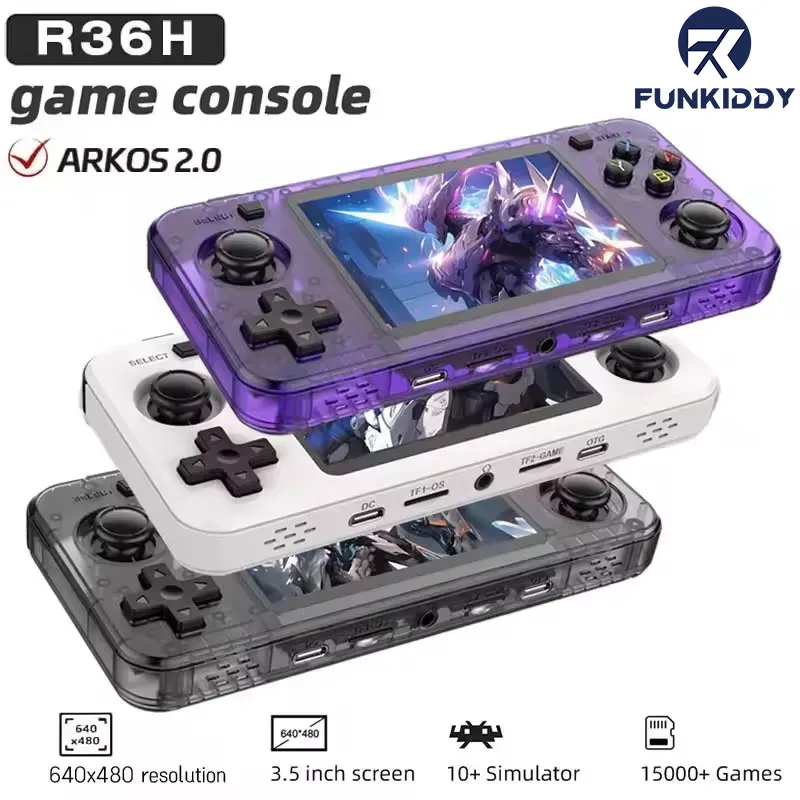 Retro Gaming Linux - FUNKIDDY Nowa Konsola Retro R36H z