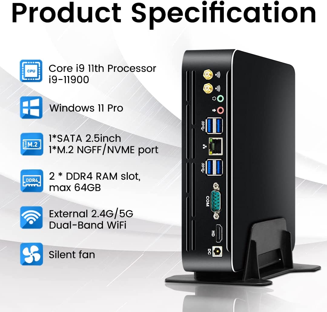 Intel Cpu Core I7 - Partaker 11. generacji Intel Mini PC