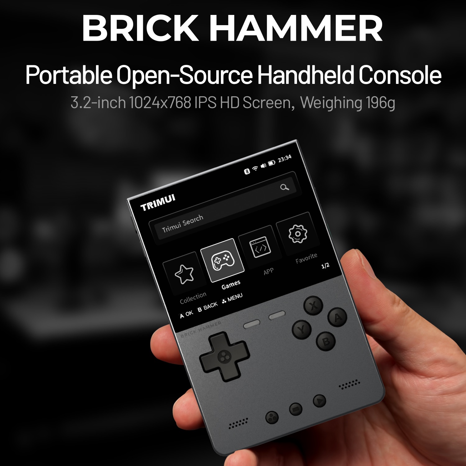 Retro Gaming Linux - TRIMUI BRICK HAMMER Retro Konsola Przenośna