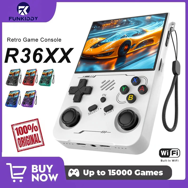 Retro Gaming Linux - Konsola do gier FUNKIDDY R36XX ARKOS