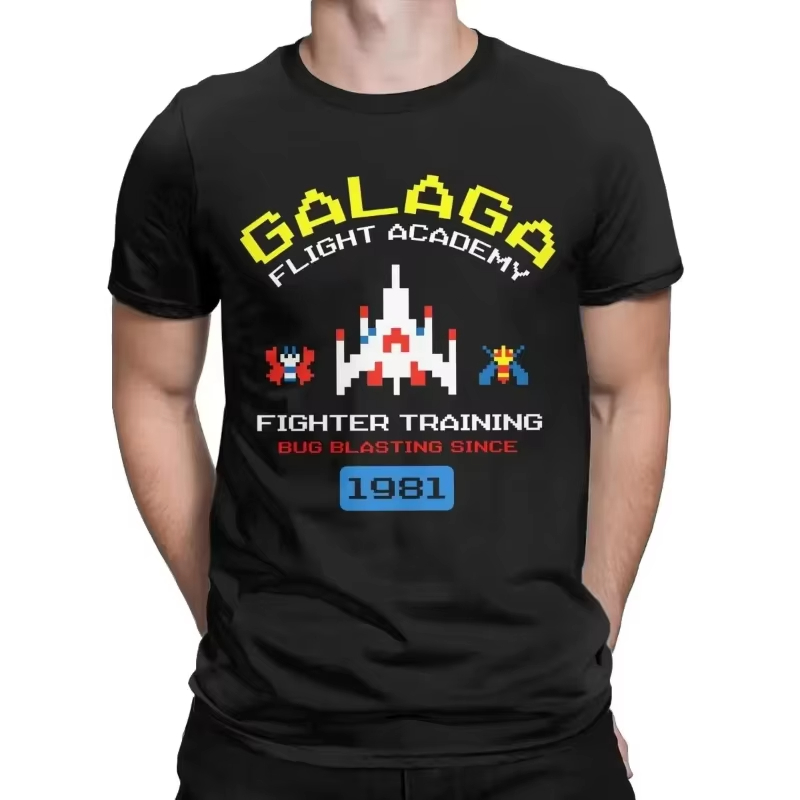 Gaming Retro Arcade - Fajna koszulka męska z motywem gry
