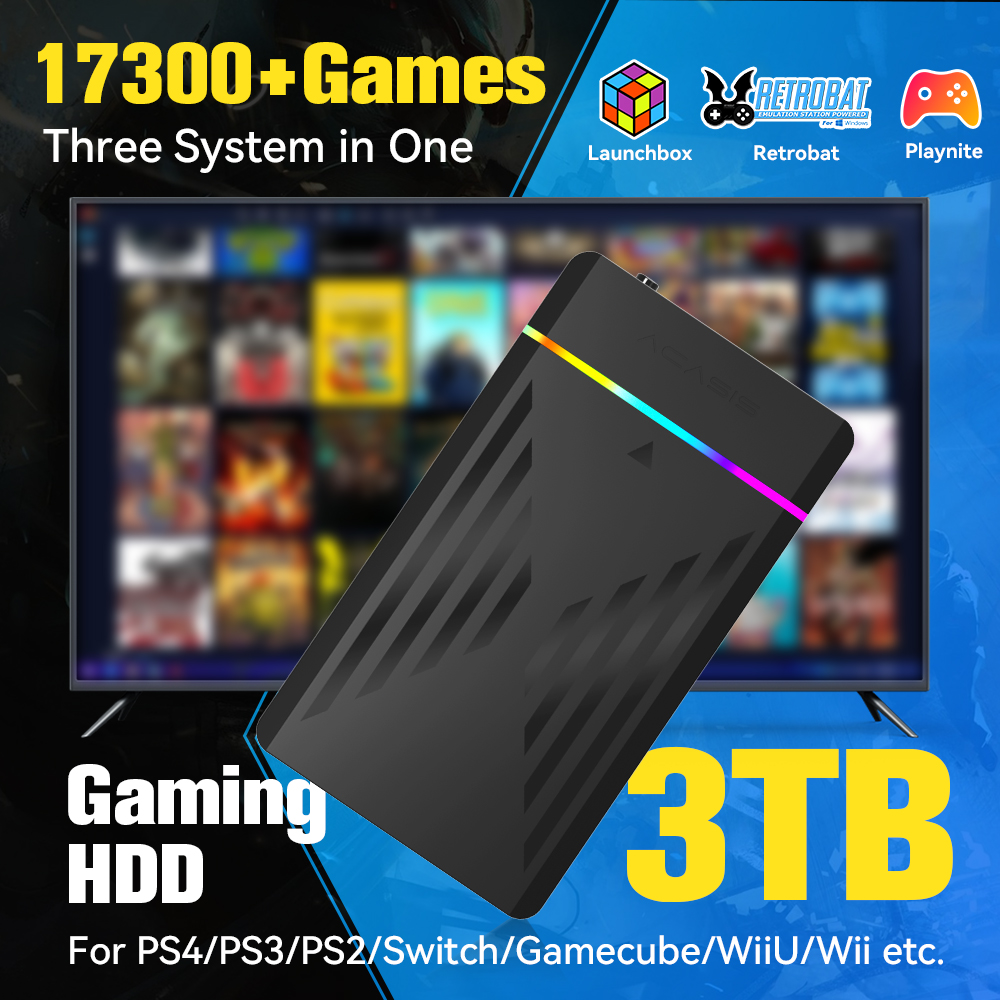 Retro Gaming Device Handheld - Przenośna dysk twardy do gier 3
