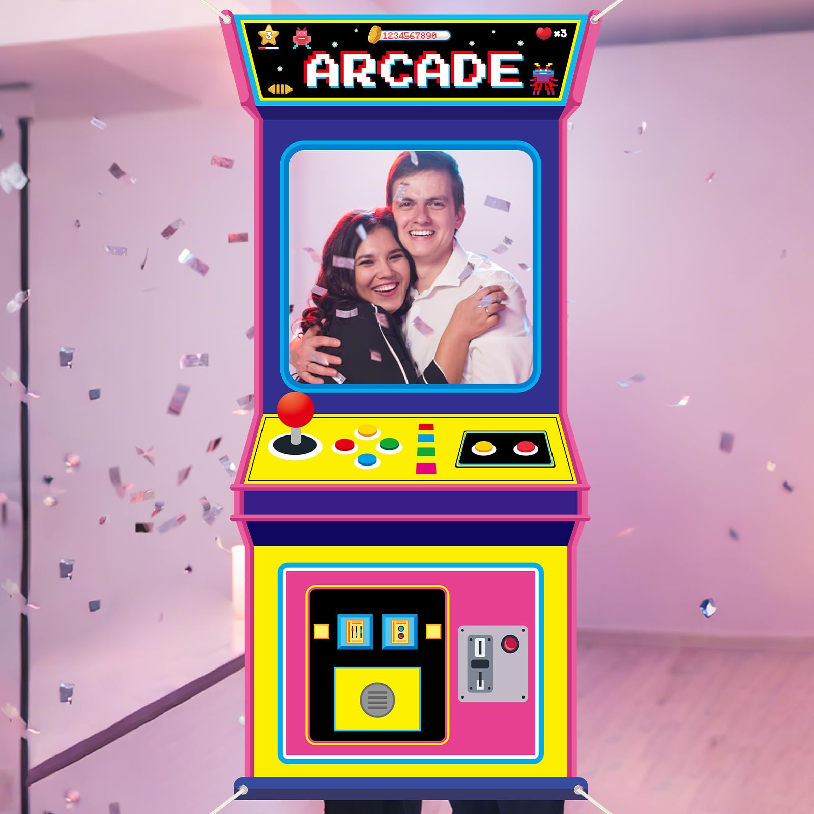 Tło fotograficzne w stylu retr – Gaming Retro Arcade recenzja i cena