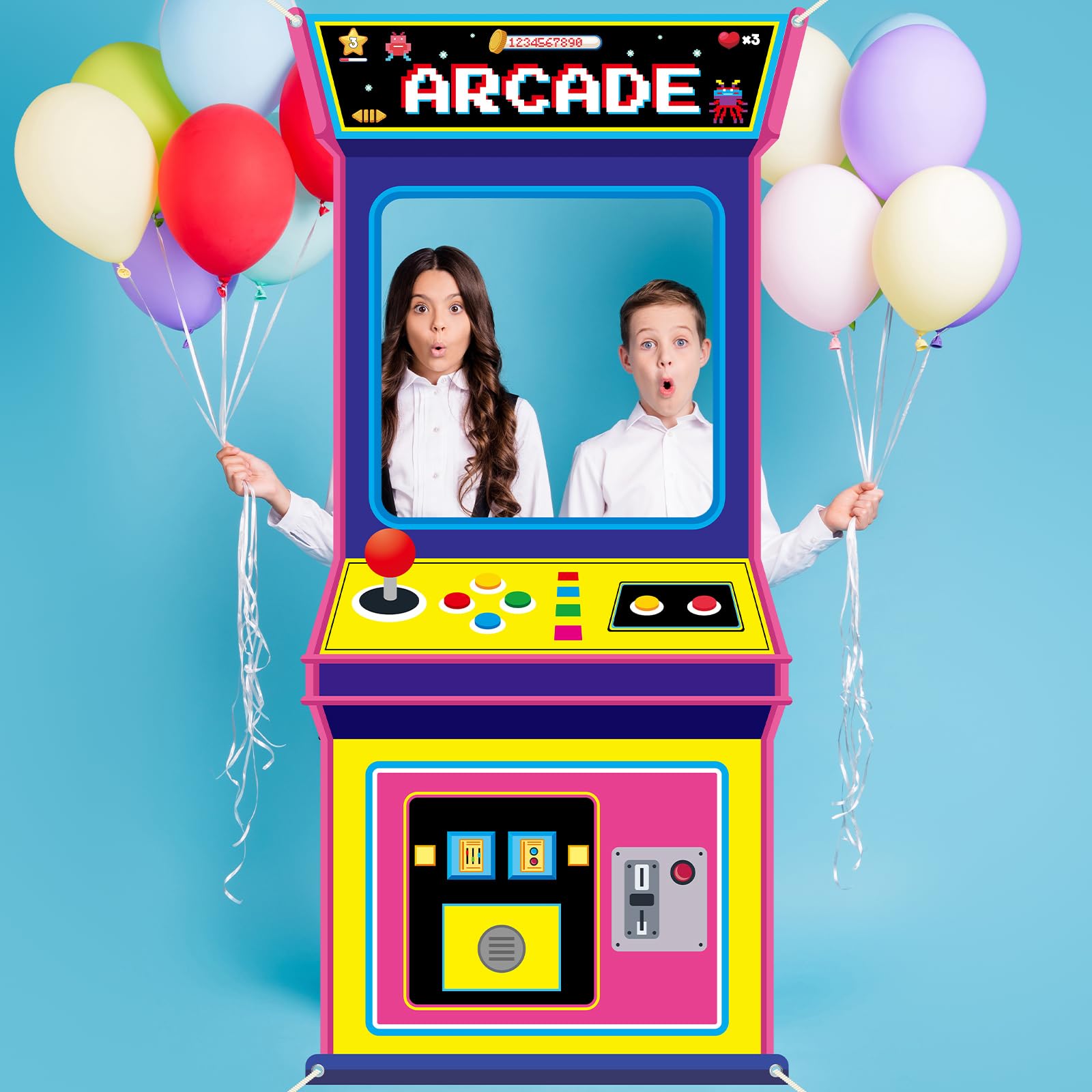 Tło fotograficzne w stylu retr – Gaming Retro Arcade recenzja i cena