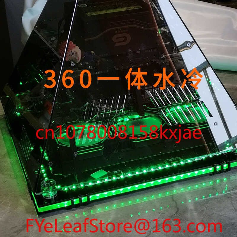 Obudowa Black Crystal Pyramid, – Retro Gaming Pc Case recenzja i cena