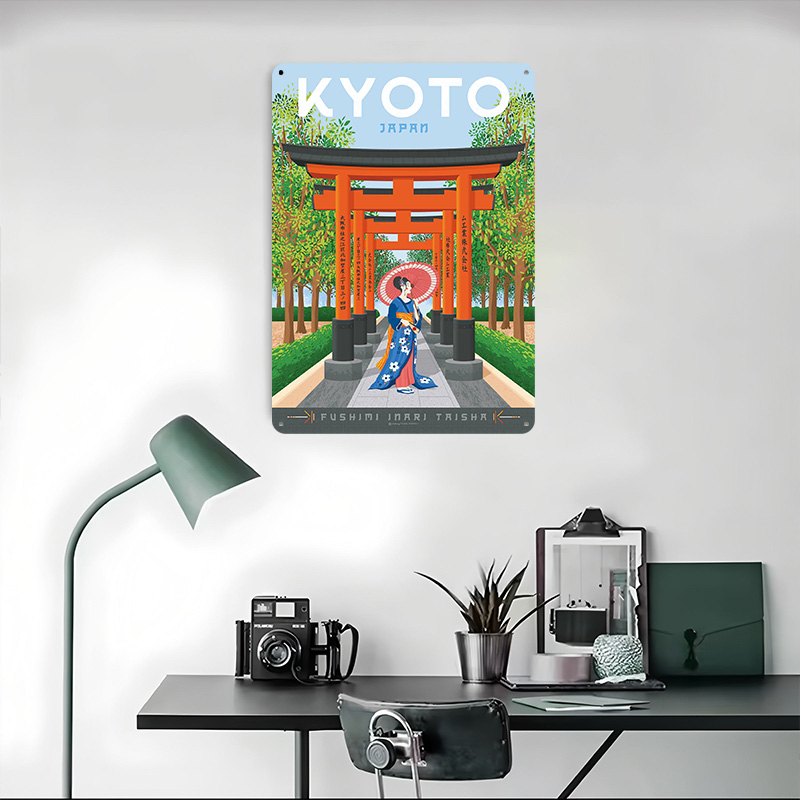 Plakat Podróżniczy Kyoto Japon – Retro Gaming Kyoto recenzja i cena