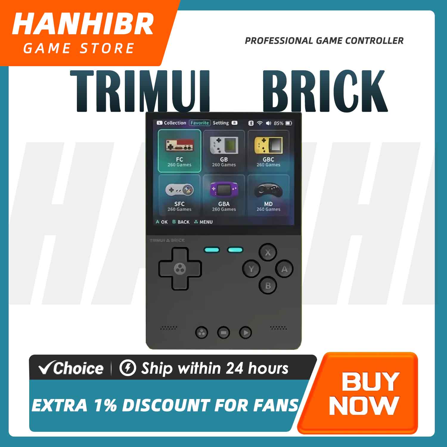 TRIMUI BRICK CNC Metalowa Retr – Retro Gaming Linux recenzja i cena