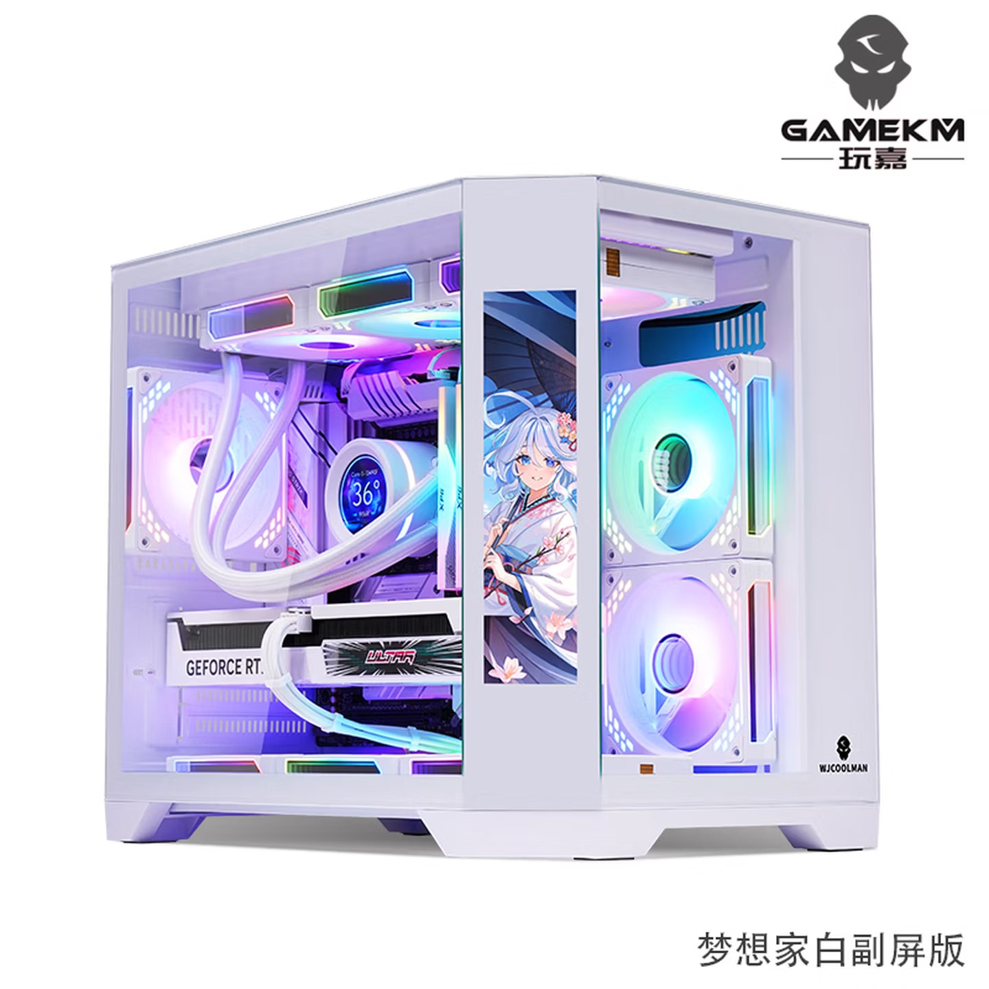 Obudowa komputerowa WJCOOLMAN  – Retro Gaming Pc Case recenzja i cena