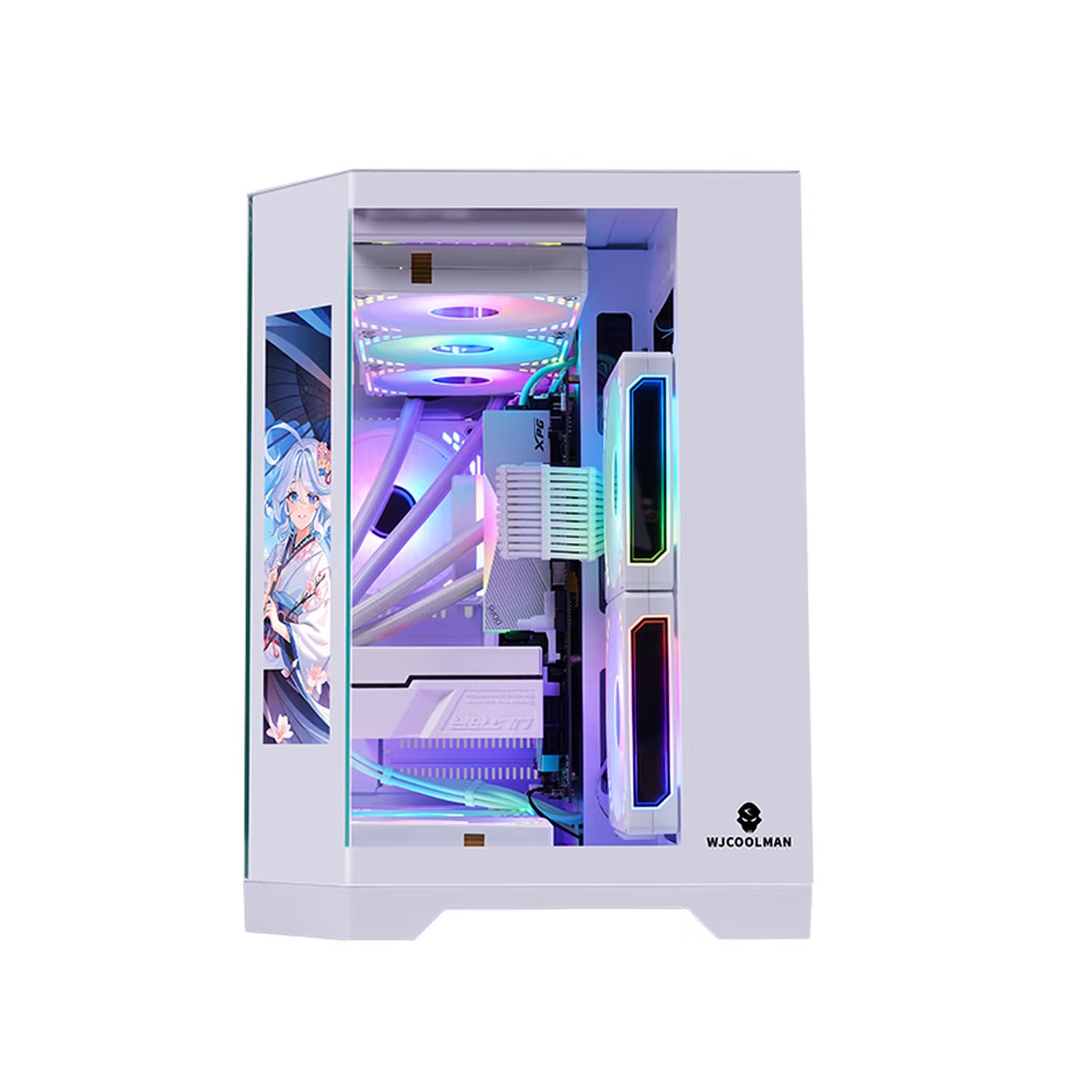 Obudowa komputerowa WJCOOLMAN  – Retro Gaming Pc Case recenzja i cena