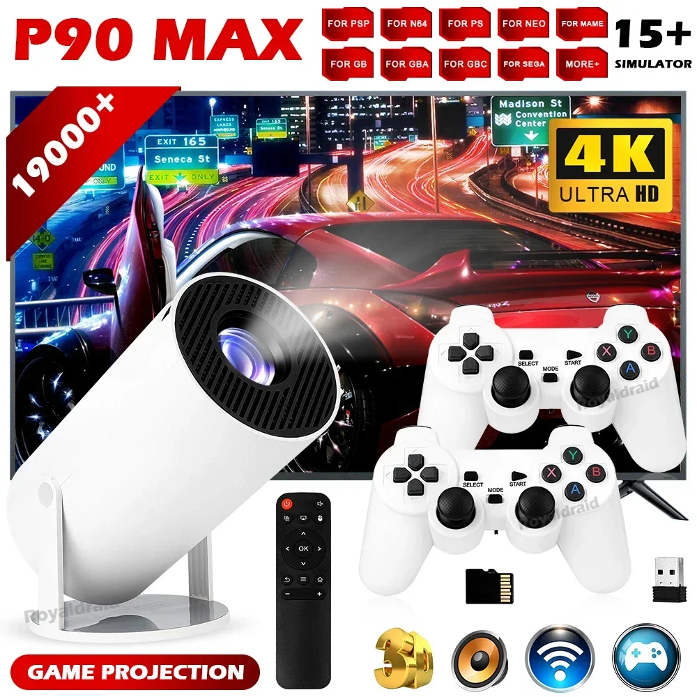 Przenośna inteligentna konsola – Retro Gaming With Projector recenzja i cena