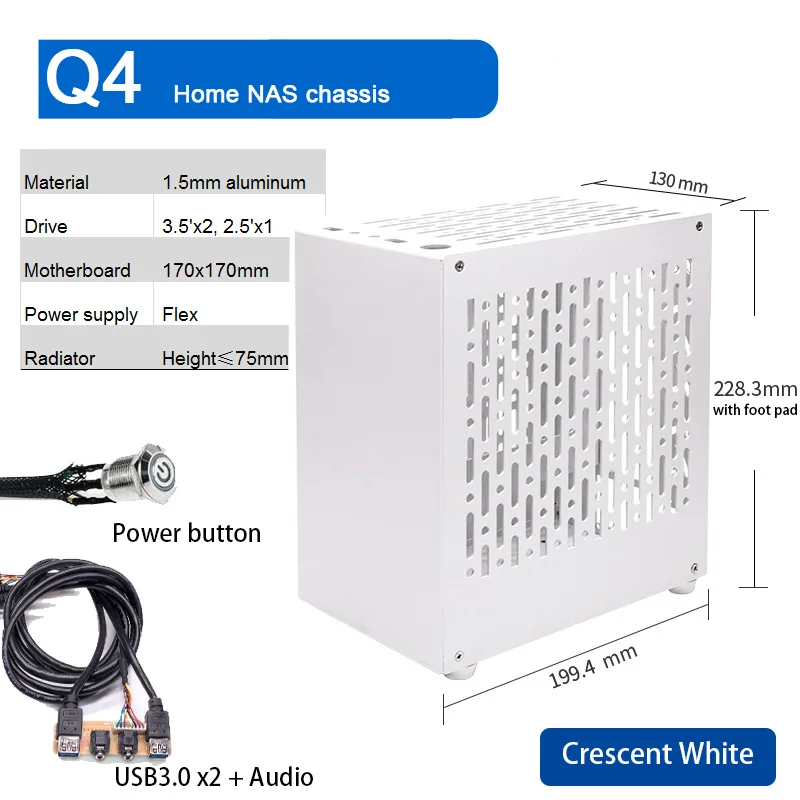 ARSYLID Q4 Home Nas Aluminiowa – Retro Gaming Pc Case recenzja i cena