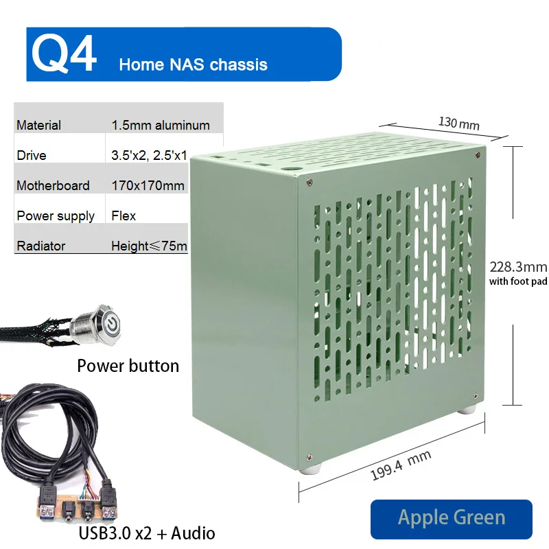 ARSYLID Q4 Home Nas Aluminiowa – Retro Gaming Pc Case recenzja i cena