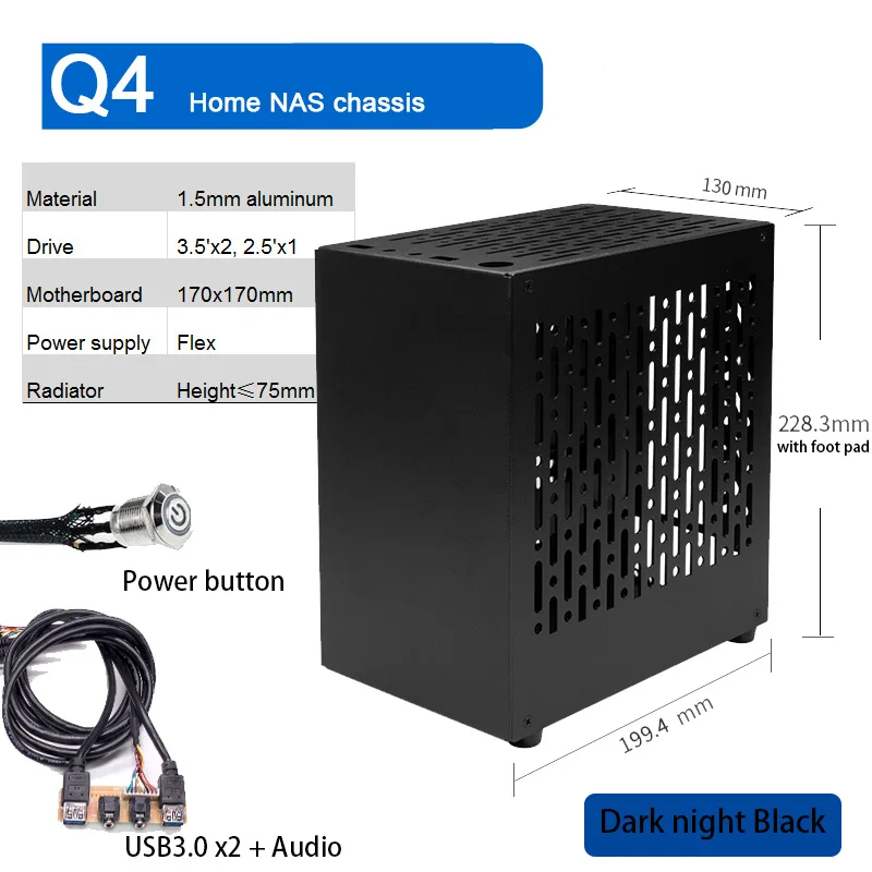 ARSYLID Q4 Home Nas Aluminiowa – Retro Gaming Pc Case recenzja i cena