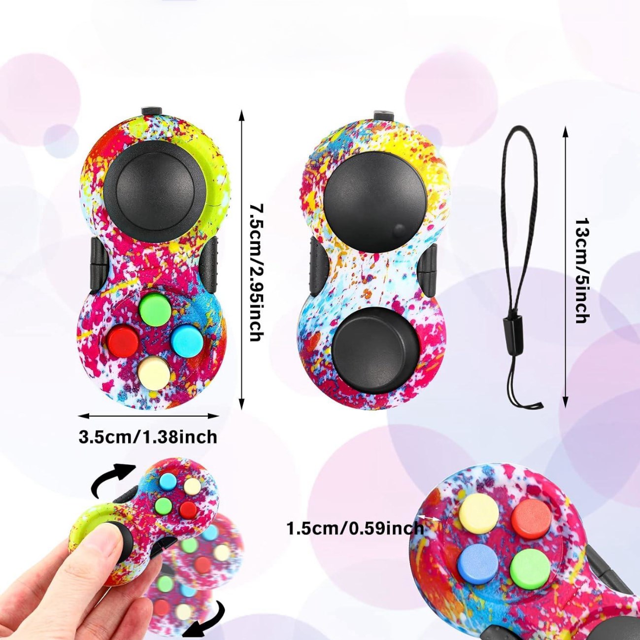 Fidget Pad Retro Classic Fidge – Console Retro Gaming Portable recenzja i cena
