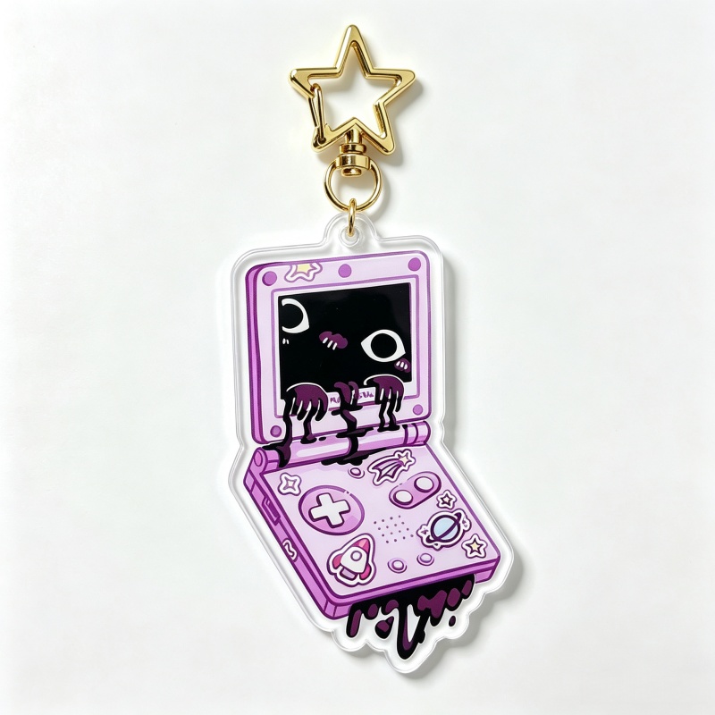 Straszny brelok akrylowy do ko – Retro Gaming Keychain recenzja i cena
