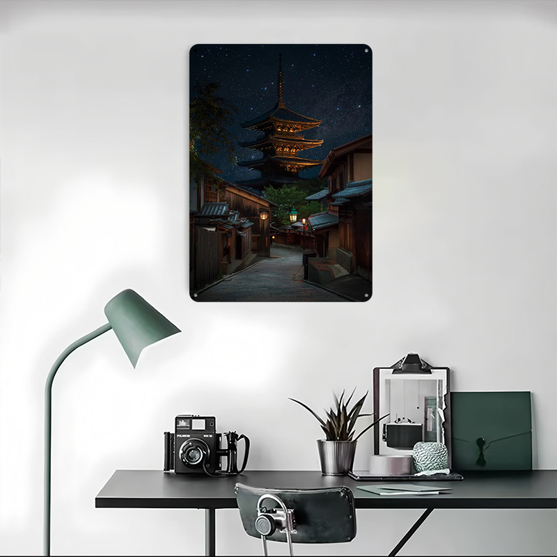 Plakat z blachy Kyoto Noc, per – Retro Gaming Kyoto recenzja i cena