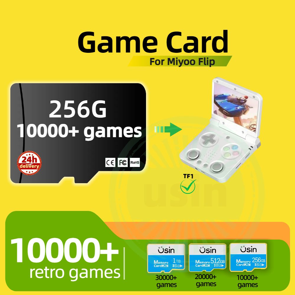 Karta do gry Miyoo Flip 30000+ – Console Retro Gaming Portable recenzja i cena