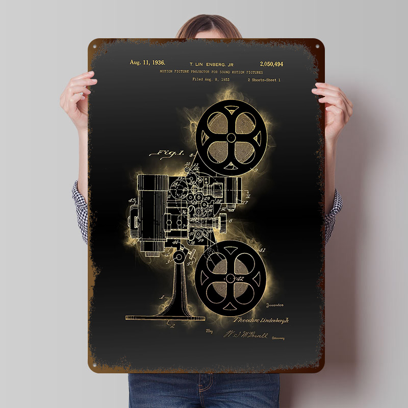 Plakaty z metalu z patentem na – Retro Gaming With Projector recenzja i cena