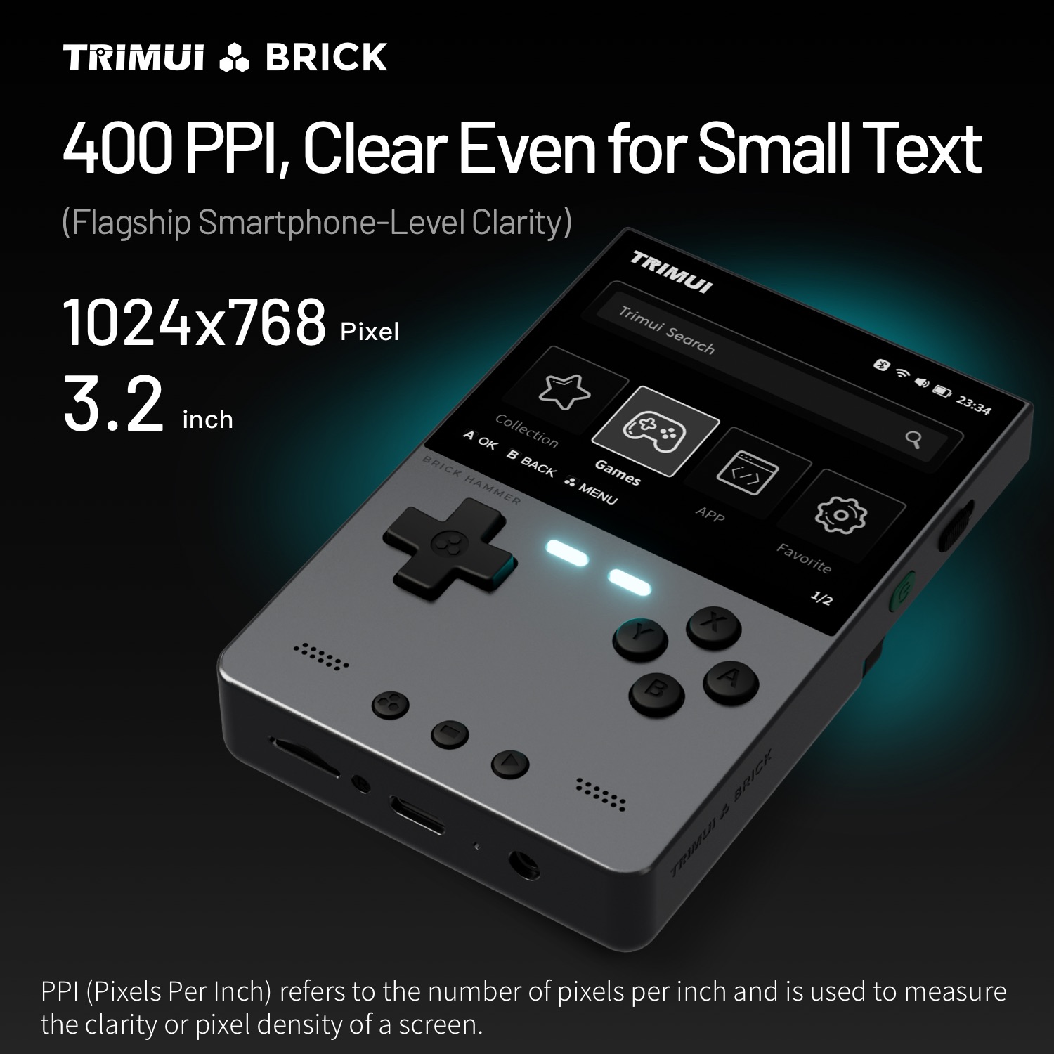 TRIMUI BRICK HAMMER Retro Kons – Retro Gaming Linux recenzja i cena