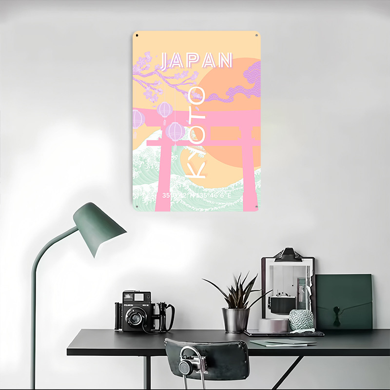 Metalowy plakat z motywem Japo – Retro Gaming Kyoto recenzja i cena