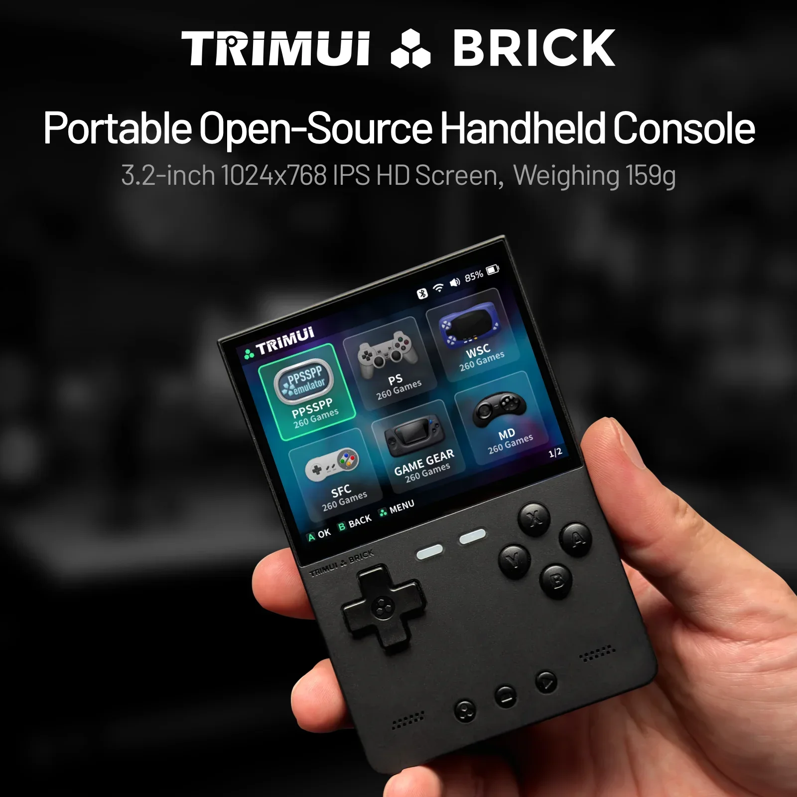 Konsola przenośna TRIMUI BRICK – Retro Gaming Linux recenzja i cena