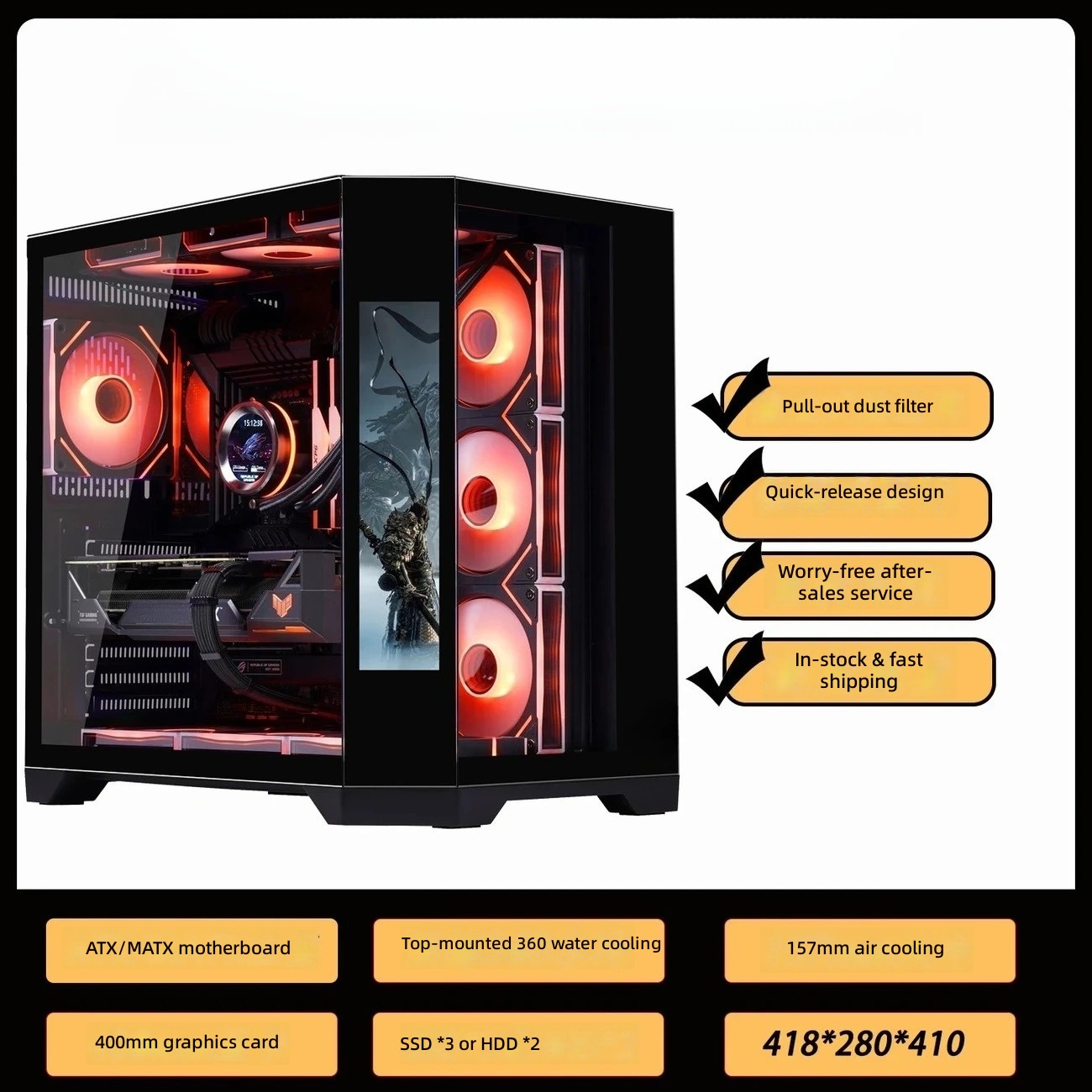 Obudowa PC do gier z ekranem L – Retro Gaming Pc Case recenzja i cena