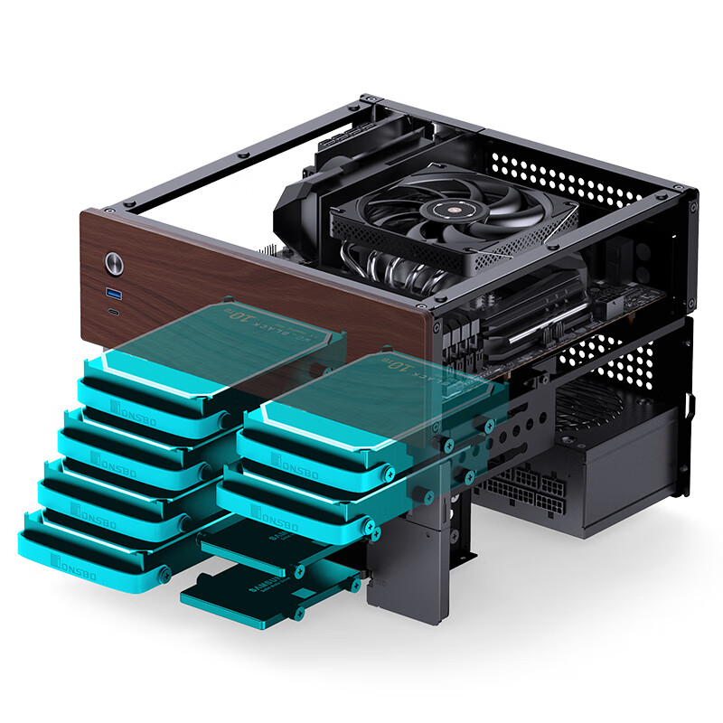 JONSBO N4 Black NAS Chassis M- – Retro Gaming Pc Case recenzja i cena