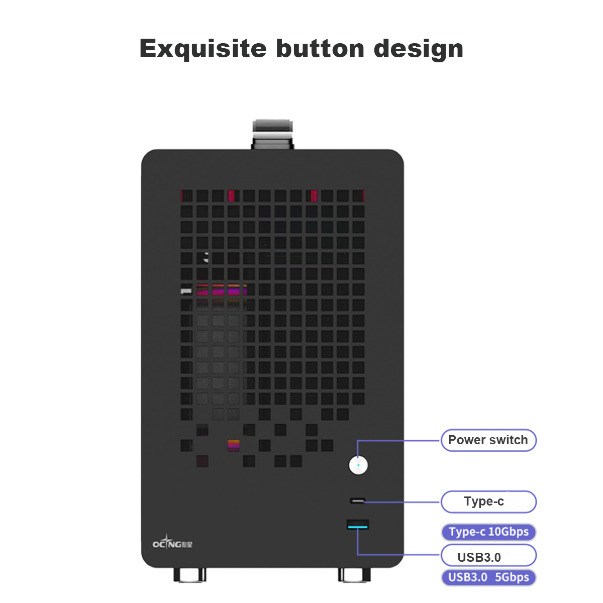 Obudowa komputerowa OCNG Weiji – Retro Gaming Pc Case recenzja i cena